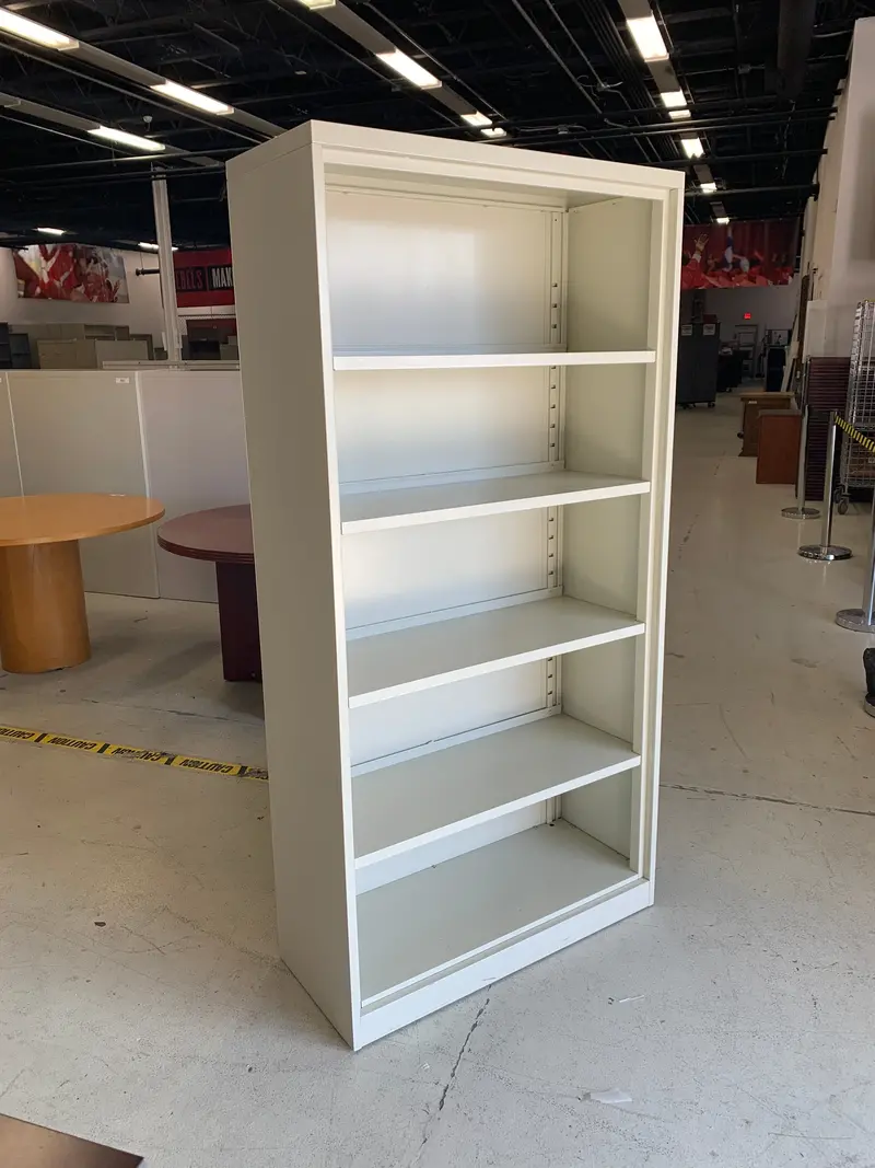Sturdy Metal Bookshelf – 15" Deep × 36" Wide × 72" High 1