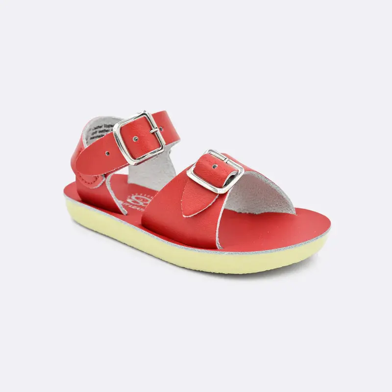 Sun-San Surfer Red Sandals – Adjustable Strappy Style 1
