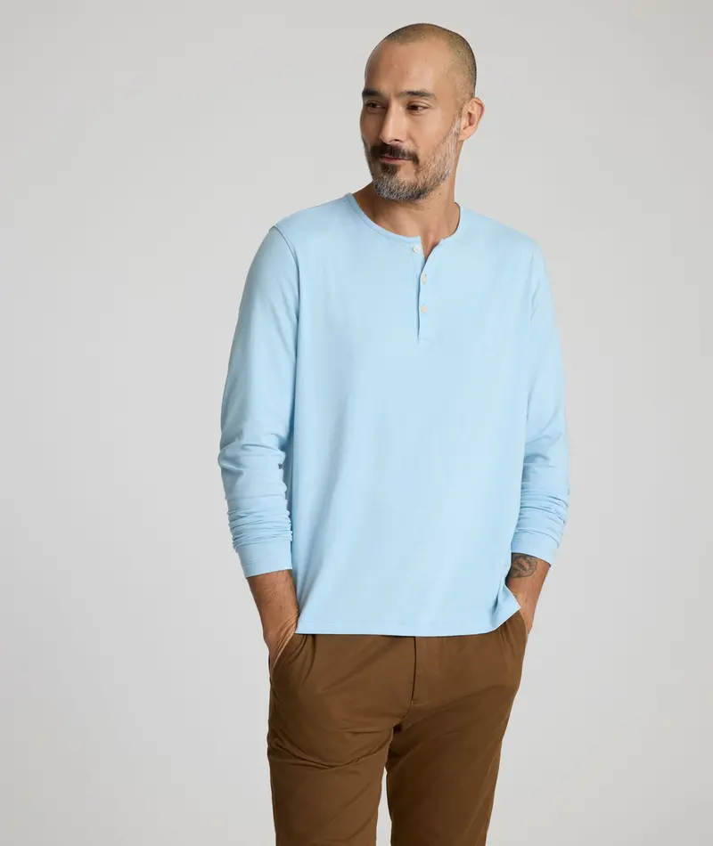 Sustainable Ecosoft™ Henley Top – Final Clearance 1