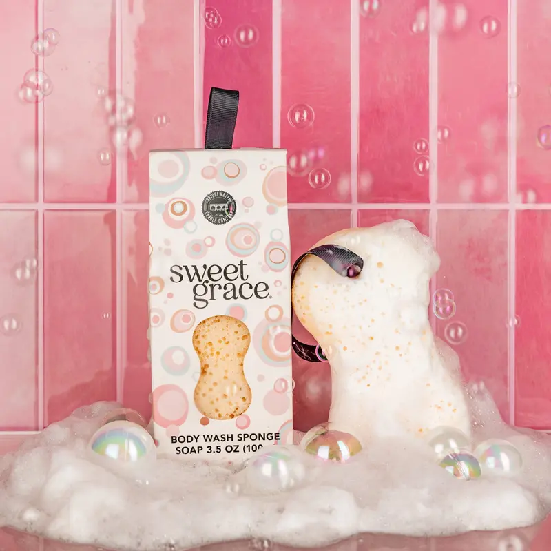 Sweet Grace Exfoliating Body Wash Sponge 1
