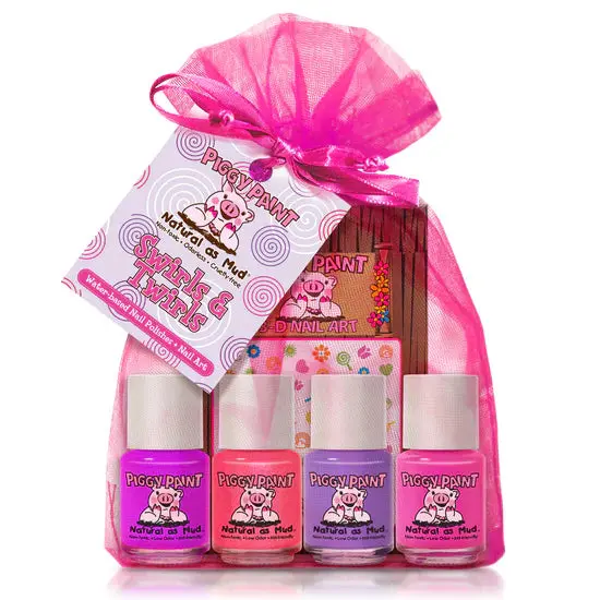 Swirls & Twirls Children’S Nail Polish Collection – Safe, Water-Based 1