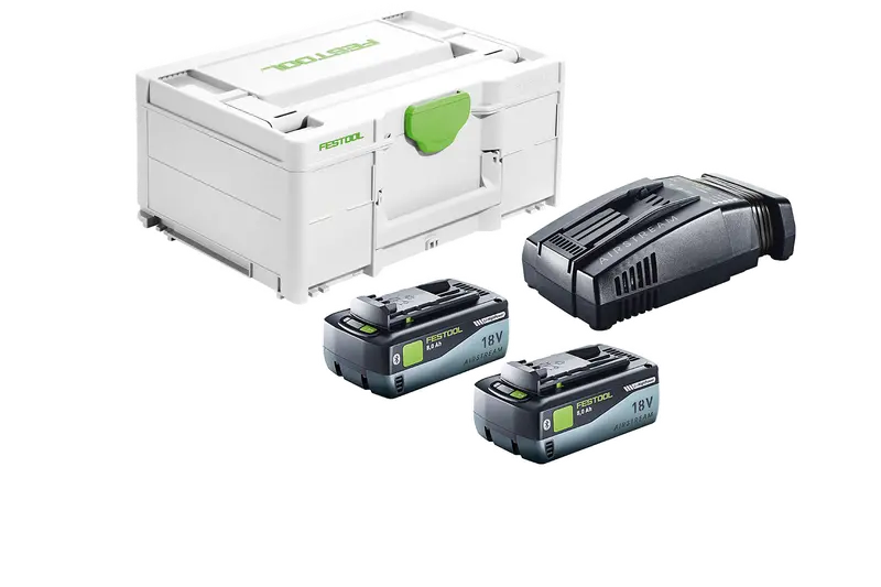 Sys 18V Energy Kit: Two 8Ah Sca16 Batteries In Systainer 1