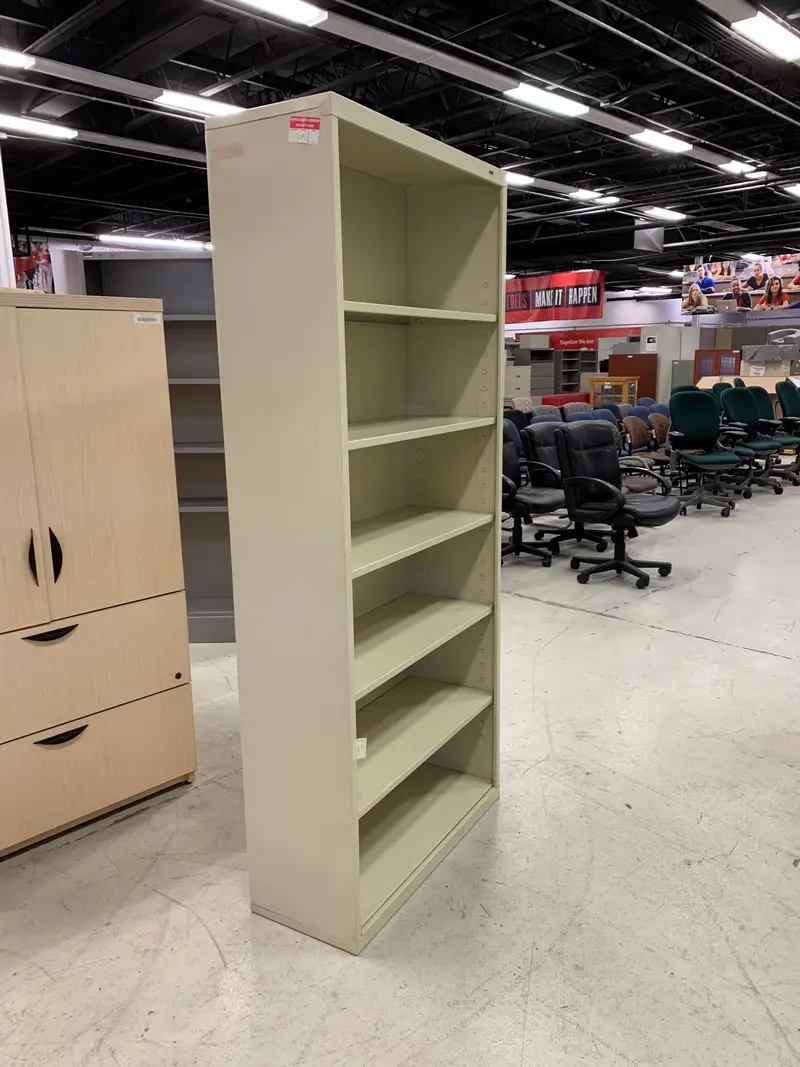 Tennsco Commercial-Grade Steel Bookshelf – Boltless Assembly 1