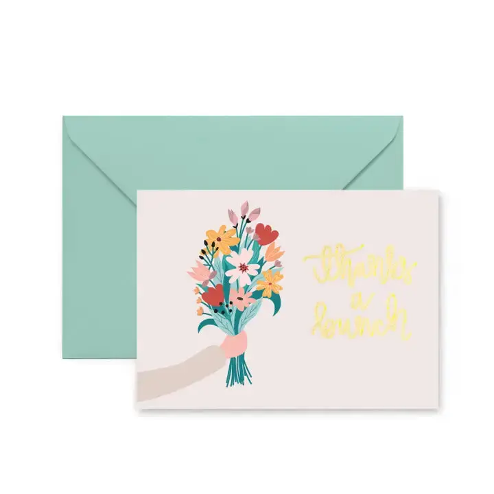 'Thanks A Bunch' Gratitude Greeting Card 1