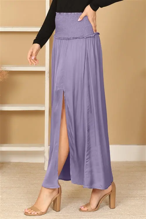 The Right Moment Lavender Maxi Skirt – Flowy Summer Dress 1