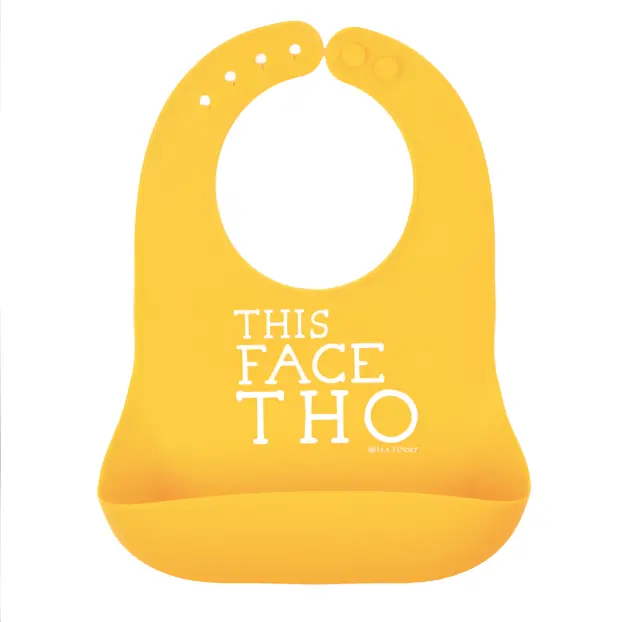 This Face Tho Bella Tunno Reversible Wonder Bib 1