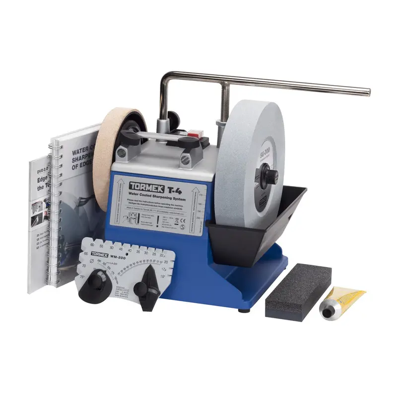Tormek T-4/Ca Benchtop Wet Sharpening System With Continuous Water Flow 1
