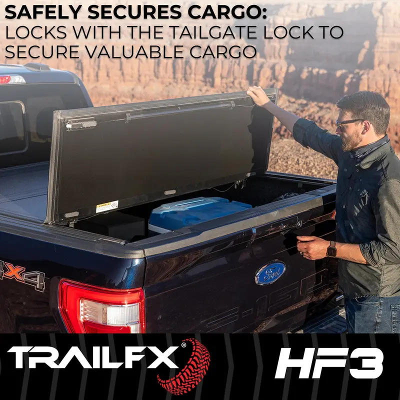 Trailfx Tfx8014 Hf3 Hard Tri-Fold Truck Bed Cover 1