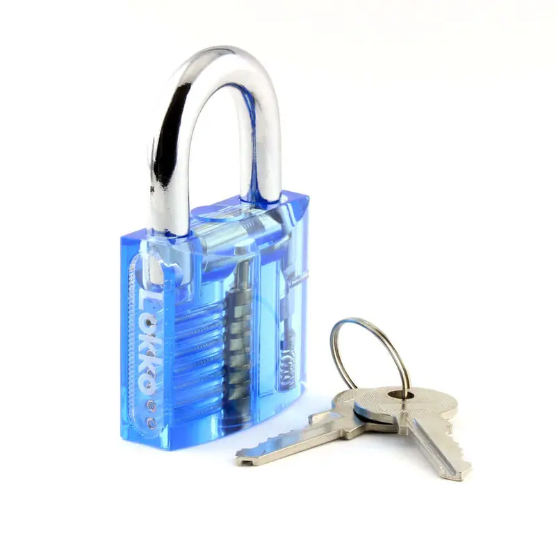 Transparent Practice Padlock With Visible Mechanism – Medium-Difficulty Training Lock 1