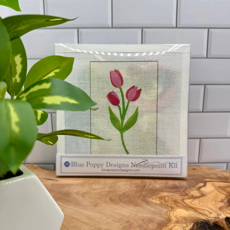 Tulip-Themed Needlepoint Embroidery Kit 1