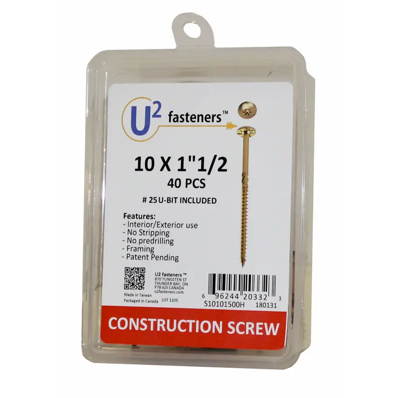 U2 #10 Structural Construction Screws – S1010***** 1
