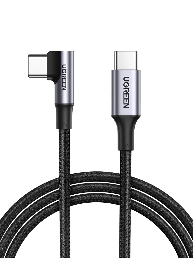 Ugreen 100W Right-Angle Usb-C Charging Cable – 10-Foot Fast-Charge Cord 1