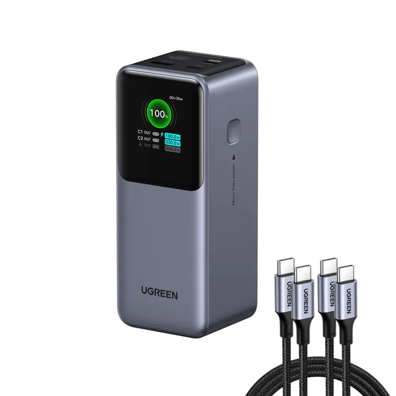 Ugreen 130W Portable Power Bank – High-Wattage Usb-C Charging With Cable 1