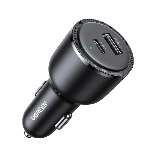 Ugreen 63W Dual-Port Usb-C Car Charger Adapter 1