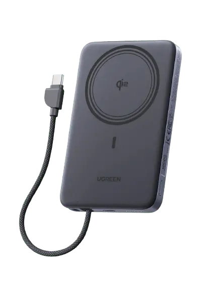 Ugreen Magflow Air Magnetic Power Bank — 10000Mah, Qi2 Fast Wireless Charging (15W) 1