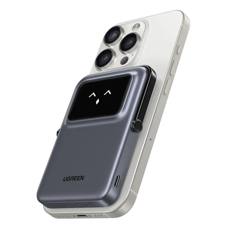 Ugreen Uno Magnetic Wireless Power Bank — 5000Mah Portable Charger With 7.5W Qi Charging 1