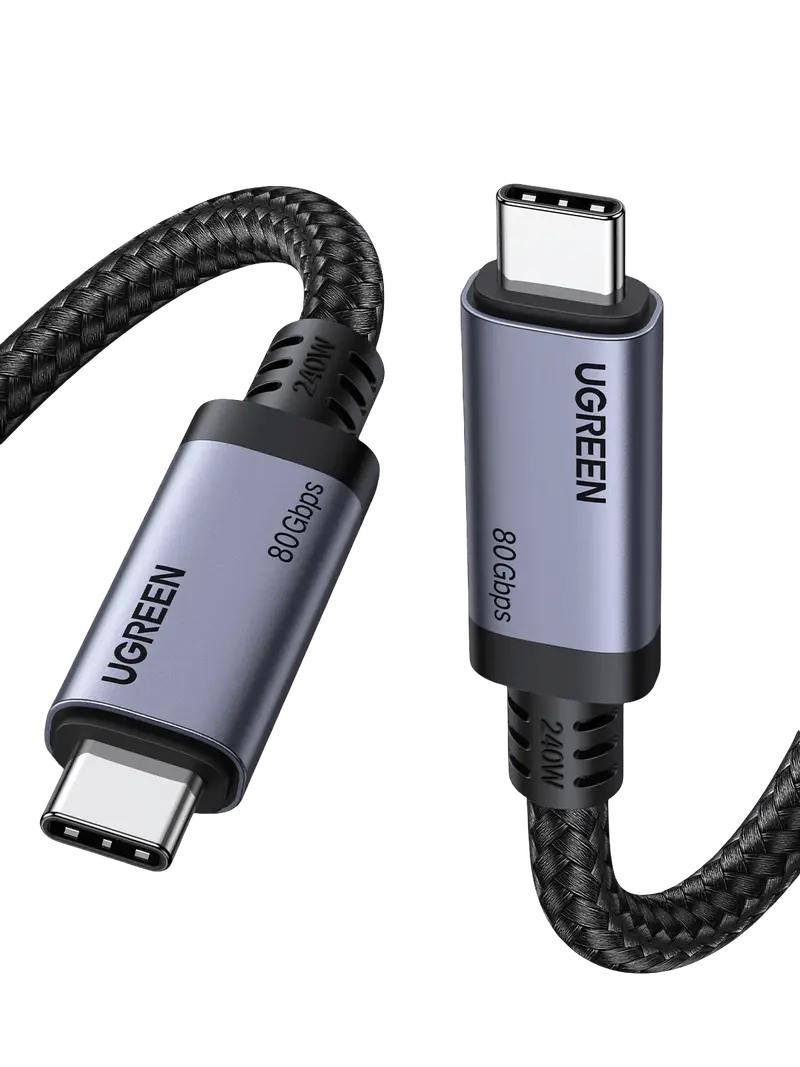 Ugreen Usb4 Gen 4 Cable – 240W Usb-C To Usb-C, Thunderbolt 4 Compatible 1