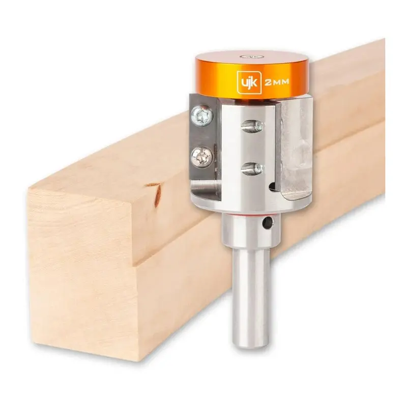 Ujk Tools 3-Flute Metric Multi-Rabbeting Router Bit (1/2" Shank) 1