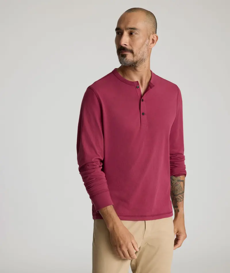 Ultrasoft Knit Henley – Final Clearance 1