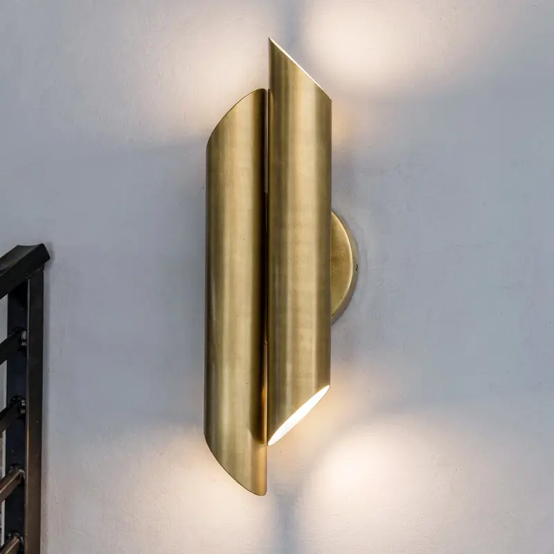 Ulverton Brushed Gold Wall Sconce – 18.25-Inch Contemporary Vanity Fixture 1