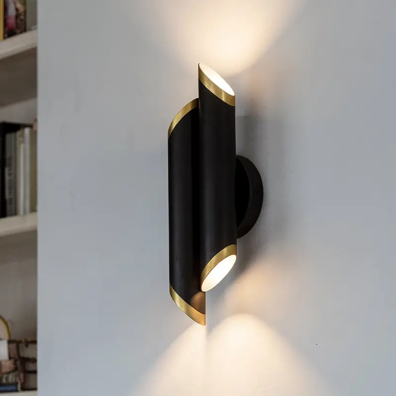 Ulverton Matte Black Wall Sconce – 18.25-Inch Vertical Modern Accent Light 1