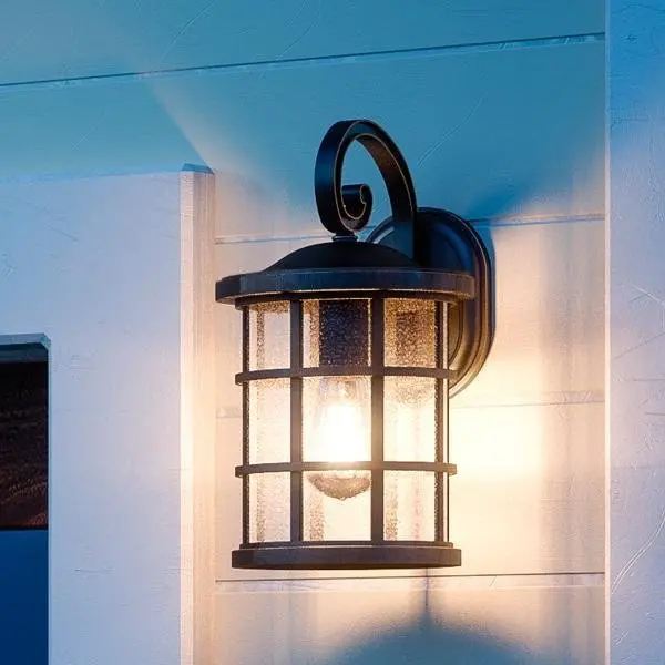 Uql1041 Vienna Outdoor Wall Sconce – 11"H X 6"W, Oil-Rubbed Bronze, Marine-Grade Material 1