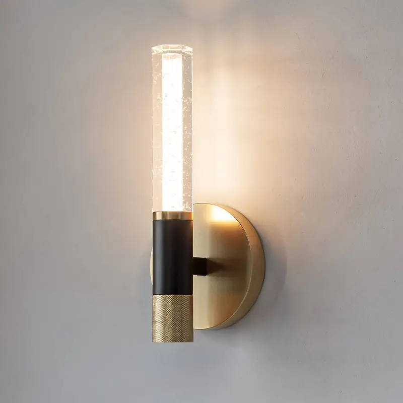 Uql6954 Drayham Brushed Gold Wall Sconce – 12.75"H X 5.5"W X 4"D Modern Indoor Accent Light 1