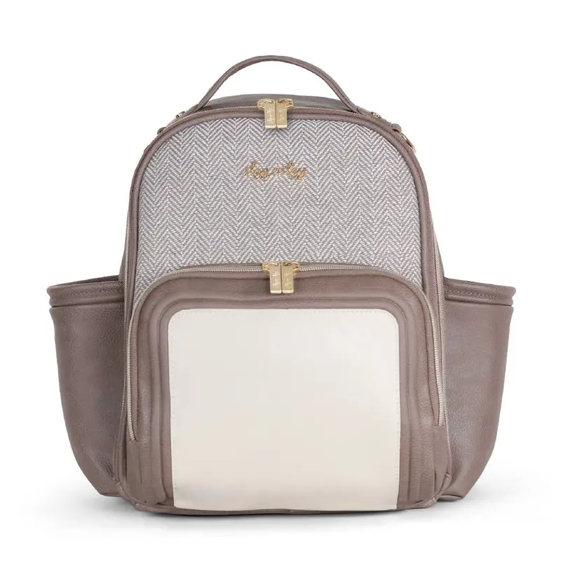 Vanilla Latte Itzy Mini Plus Diaper Backpack 1