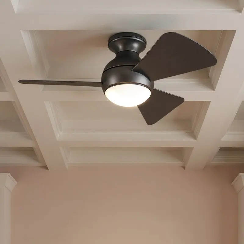 Vionne Olde Bronze 34" Indoor/Outdoor Ceiling Fan – Small-Scale Weatherproof Fan 1
