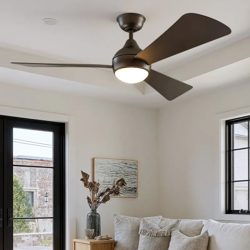 Vionne Olde Bronze 54" Indoor/Outdoor Ceiling Fan – Vintage-Inspired All-Weather Fan 1