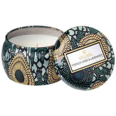Voluspa French Cade & Lavender Mini Tin Candle 1