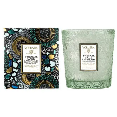 Voluspa French Cade Lavender Scented Candle – 9 Oz Classic Jar 1