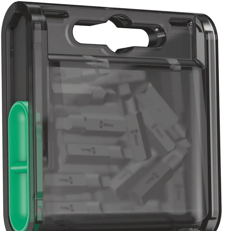 Wera 20-Piece Robertson Bit Set – #2 × 25Mm, Organized Bit-Box 1