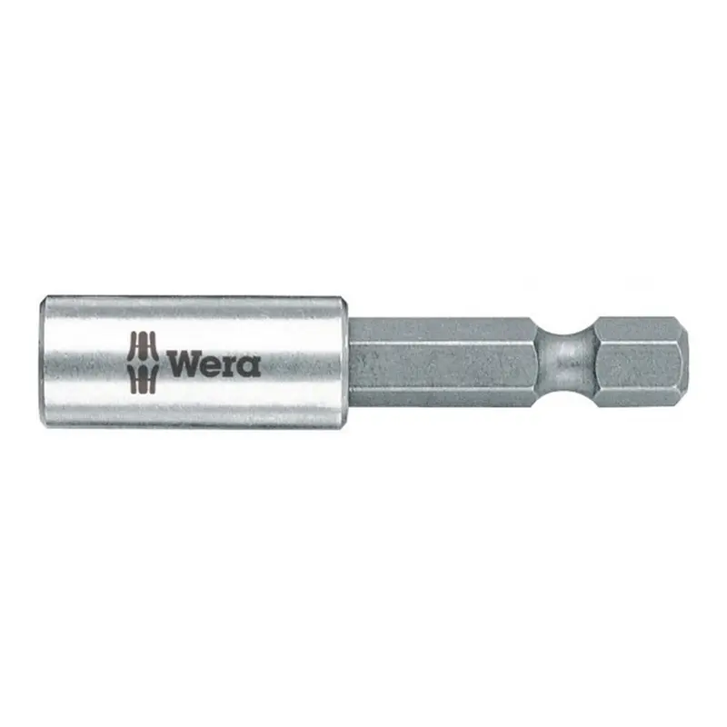 Wera 50Mm Magnetic Hex Bit Holder – 1/4-Inch Drive, Stainless Steel 1