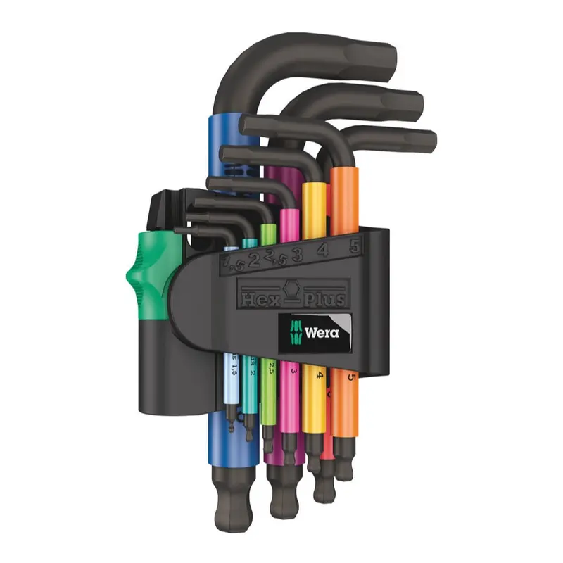 Wera Hex-Plus Multicolor Metric L-Keys – 7-Piece Set (05133164001) 1