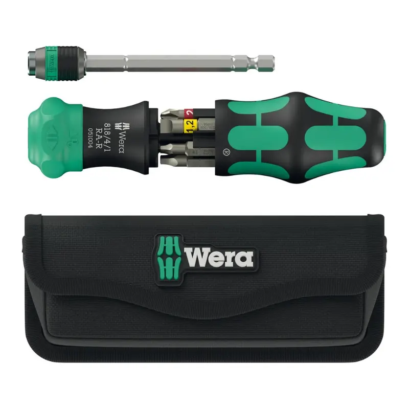 Wera Kraftform Kompakt 26 Ra-R Ratcheting Screwdriver With Carry Pouch 1
