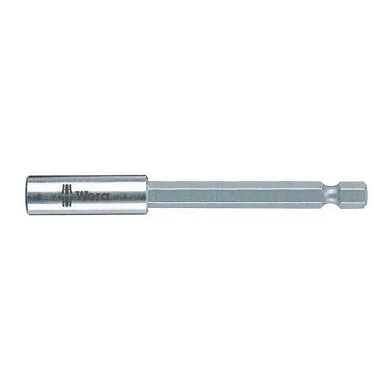 Wera Stainless Steel 152Mm Magnetic 1/4" Hex Bit Holder With Retaining Ring (Model 5134398001) 1