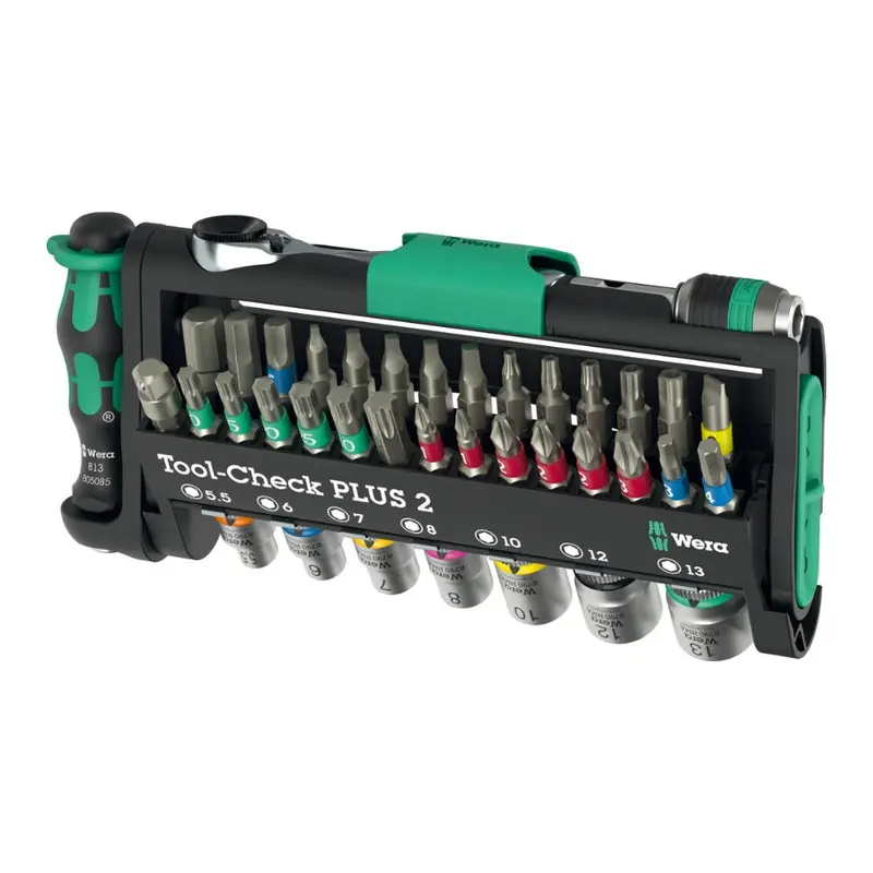 Wera Tool-Check Plus 2 – 39-Piece Kit With Square-Plus Bits And Customizable Layout 1