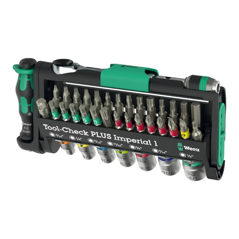 Wera Tool-Check Plus Imperial 1 – Bit Organizer With Magnetic Bit Holder 1
