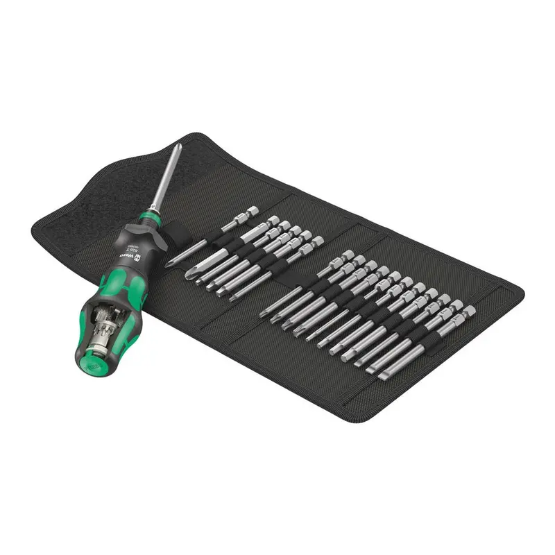 Wera Turbo 1 Kraftform Kompakt Screwdriver Set – 19-Piece Imperial Range 1