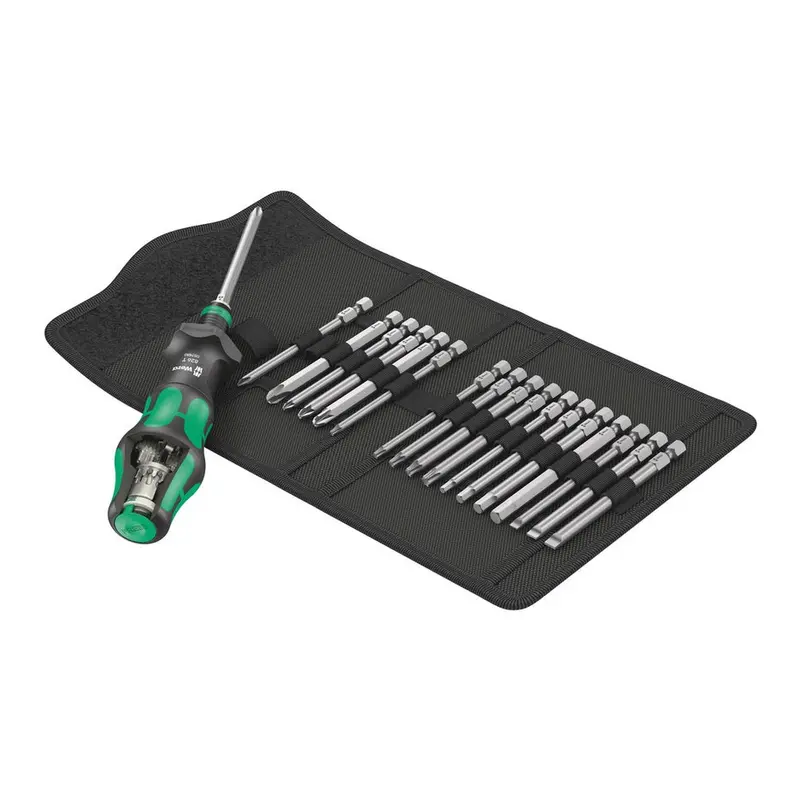 Wera Turbo 1 Kraftform Kompakt Screwdriver Set – 19-Piece Metric Range 1