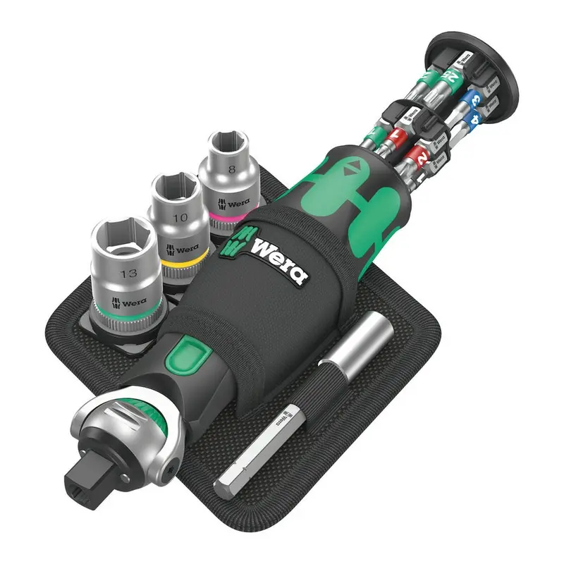 Wera Zyklop Pocket Ratchet Set – 18-Piece Metric Tool Kit (Model 8009) 1