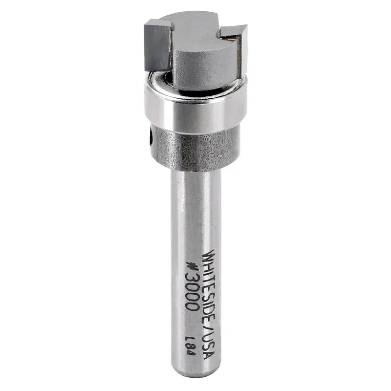 Whiteside 1/4" Shank Template Guide Router Bit With Ball Bearing 1