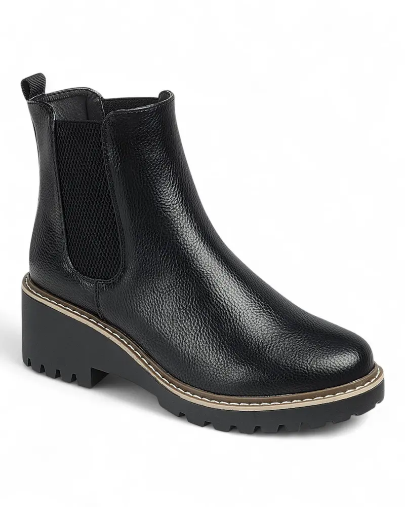 Women'S Sleek Black Chelsea Boots 1
