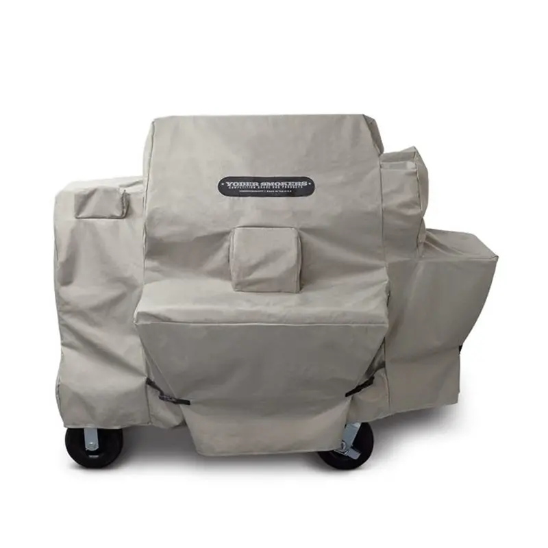 Yoder Smokers Tailored Cover For Ys640 With Competition Cart 1