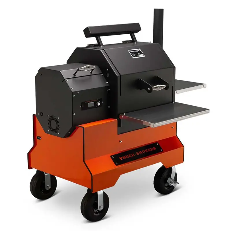 Yoder Ys480 Pellet Grill: 800 Sq In Cooking Surface With Competition Cart & Adaptive Control – Model 480S-Cc-** 2