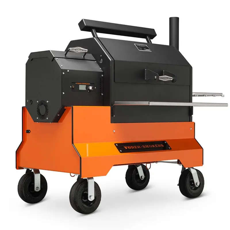 Yoder Ys640 Pellet Grill: 1,070 Sq In Cooking Area, Competition Cart, And Smart Temperature Management – Model 640S-Cc-** 1