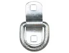 Zinc-Plated Forged 3/8" D-Ring With Surface-Mount Dual-Hole Bracket 1