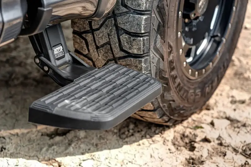 Amp Research 75412-01A - Bedstep‚®2 Behind The Cab Box Access Black 1