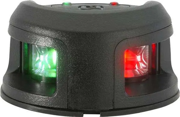 Attwood Marine Nv2002Pb-7 Round Bi-Color Navigation Light – 2Nm Visibility, Dark Mount 1